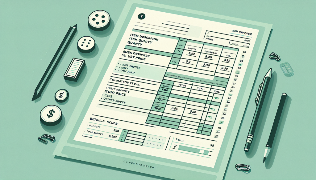 Free Google Sheets Business Invoice Template